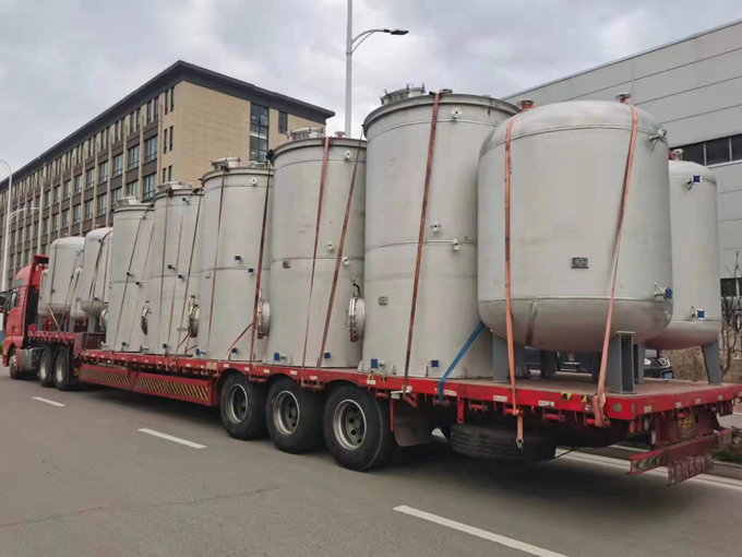 福建不銹鋼非標(biāo)容器發(fā)貨案例